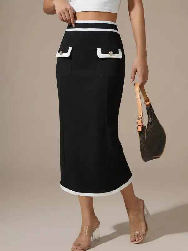 Contrast So Skirt