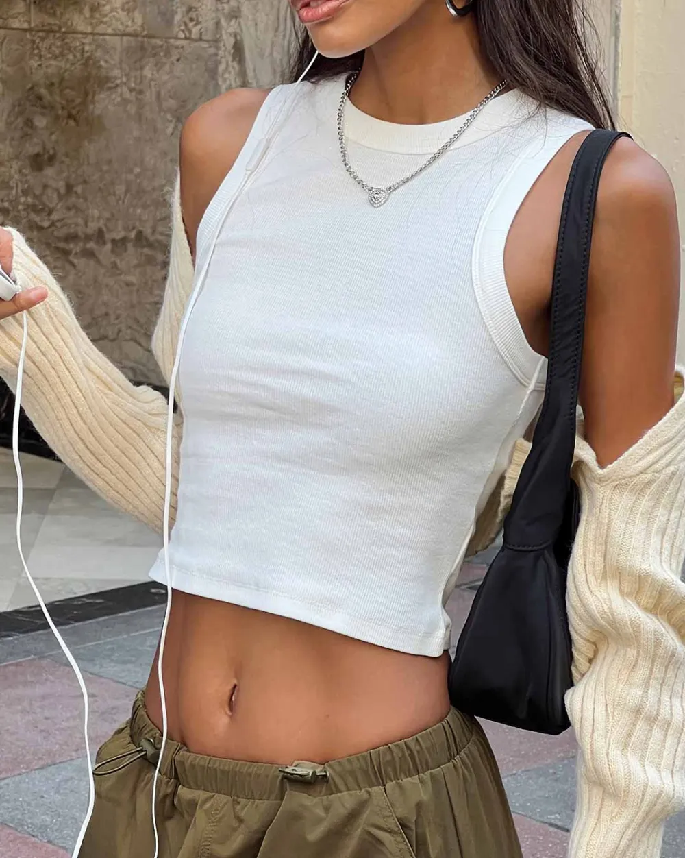 High Neck Tank Top
