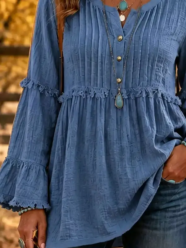 Long Sleeve Everyday Blouse