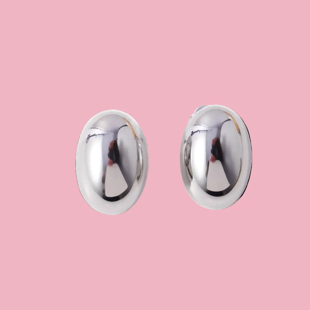 Petite Oval Stud Earrings
