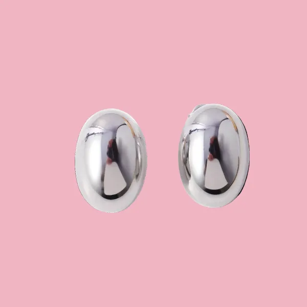 Petite Oval Stud Earrings