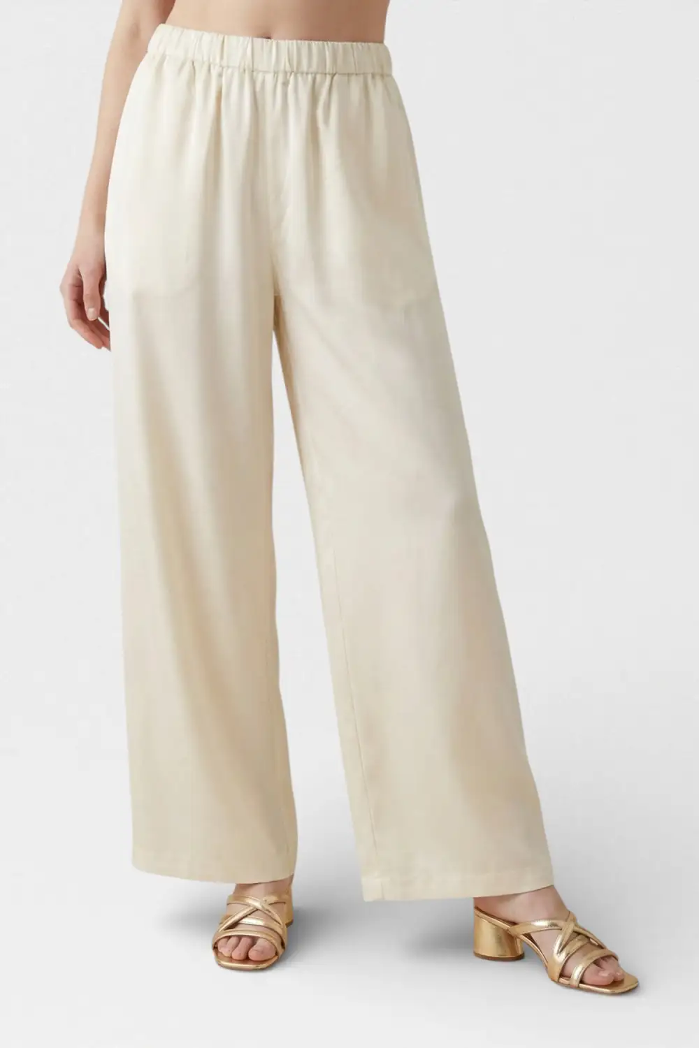 Soft Draped Casual Pants