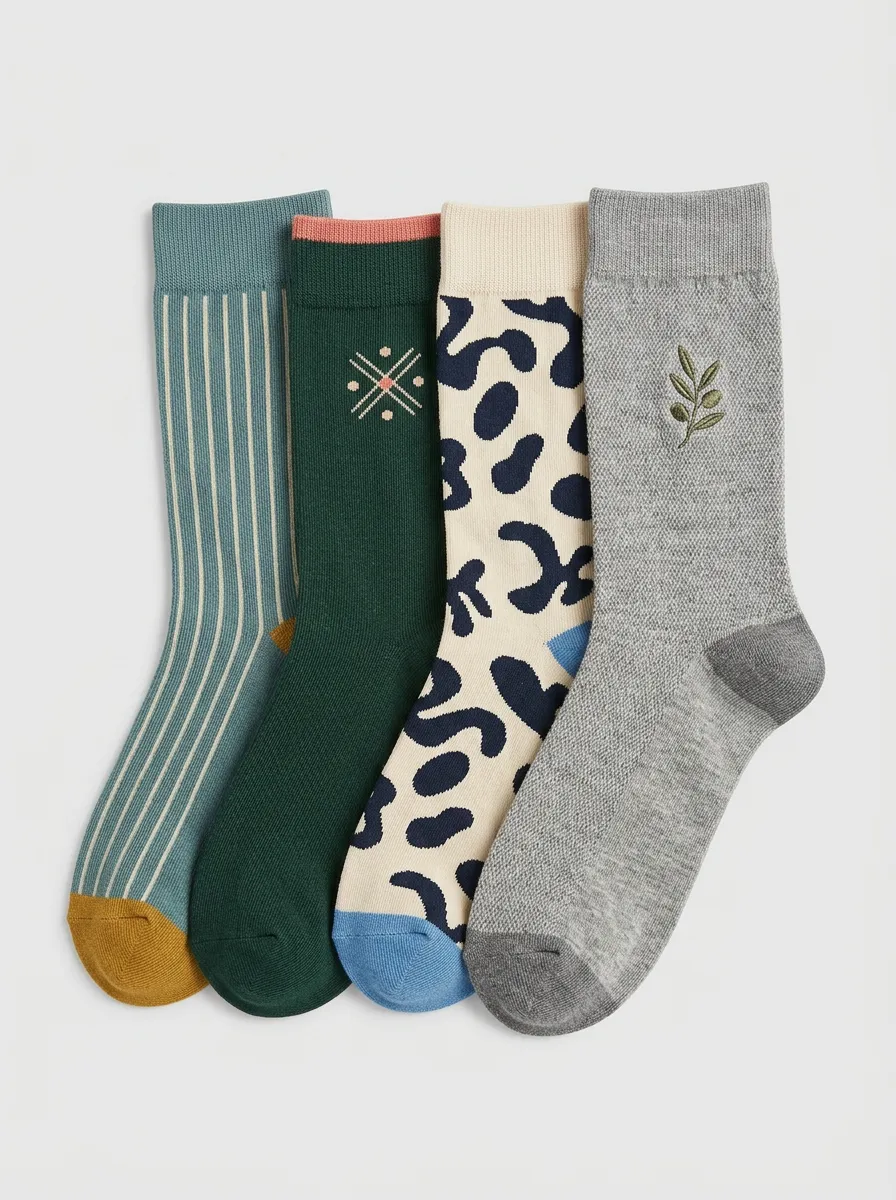 Women's Four Pair Casual Socks