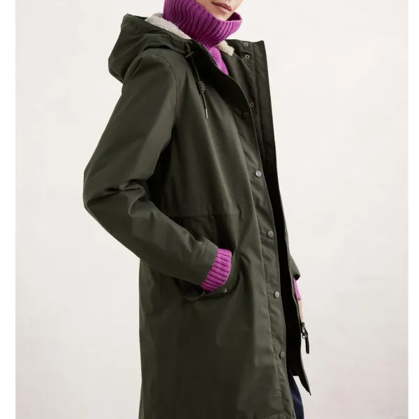 Raincoat Parka Waterproof Women's Coat
