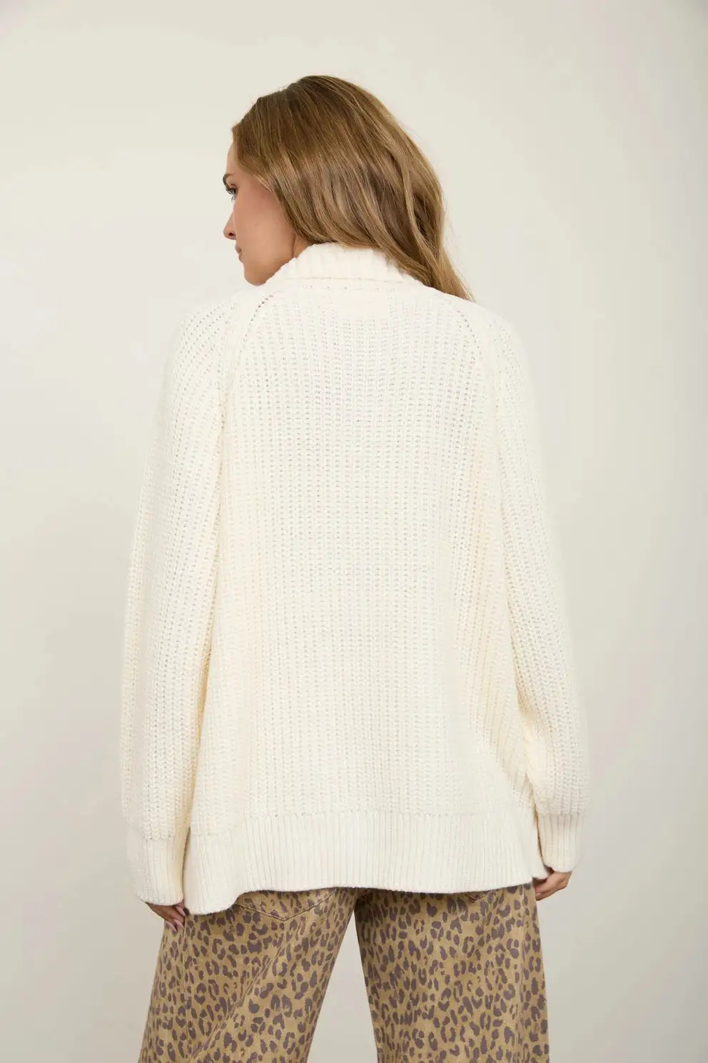 High Neck Toggle Cardigan