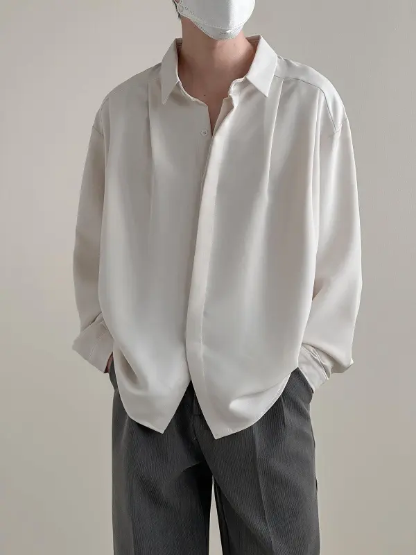 Solid Smart Office Long Sleeve Shirt