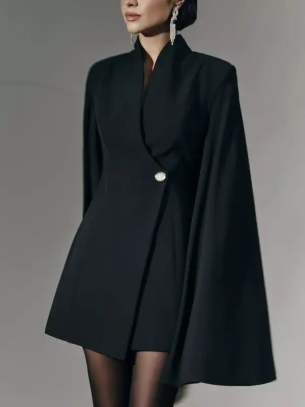 Button Mini Dress