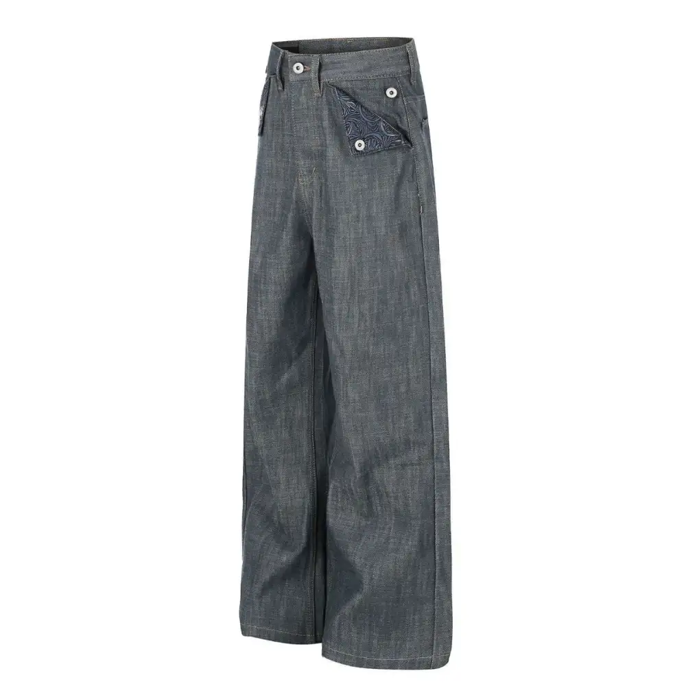 Refined Wide Leg Denim Jeans