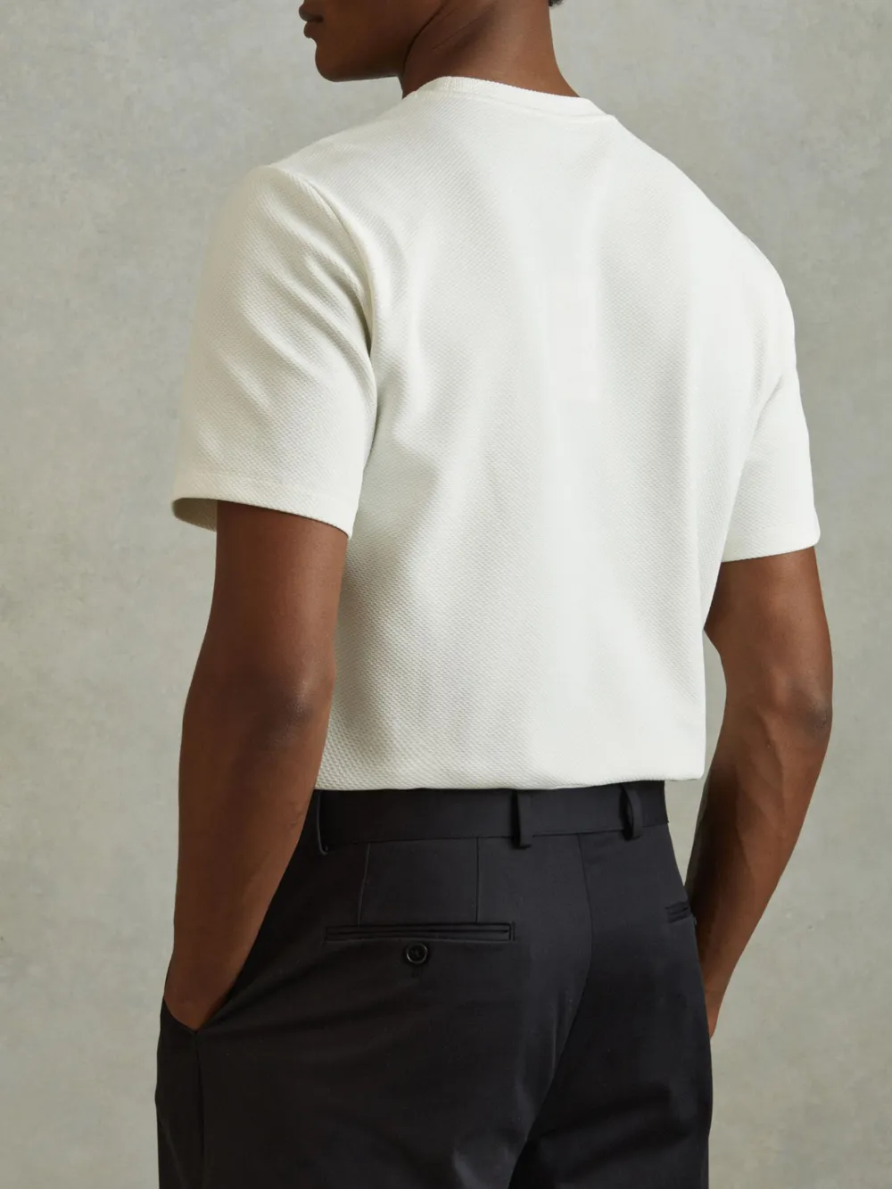 Nylon Breathable Round Neck Solid Color Short Sleeves