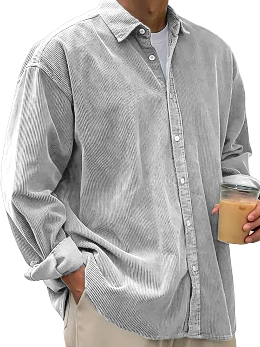 Everyday Corduroy Long Sleeve Shirt