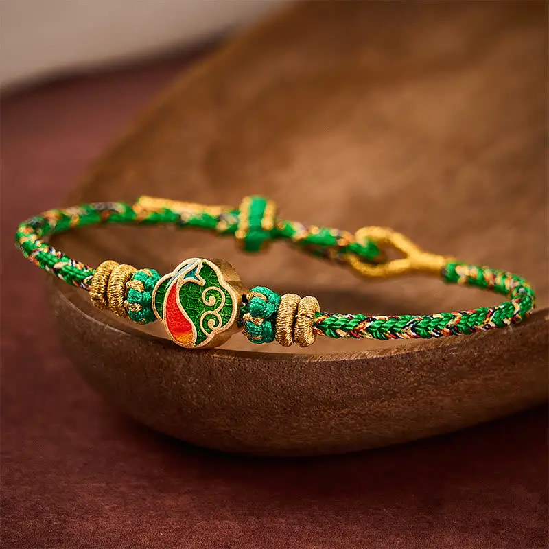 Hand Woven String Koi Fish Rope Bracelet