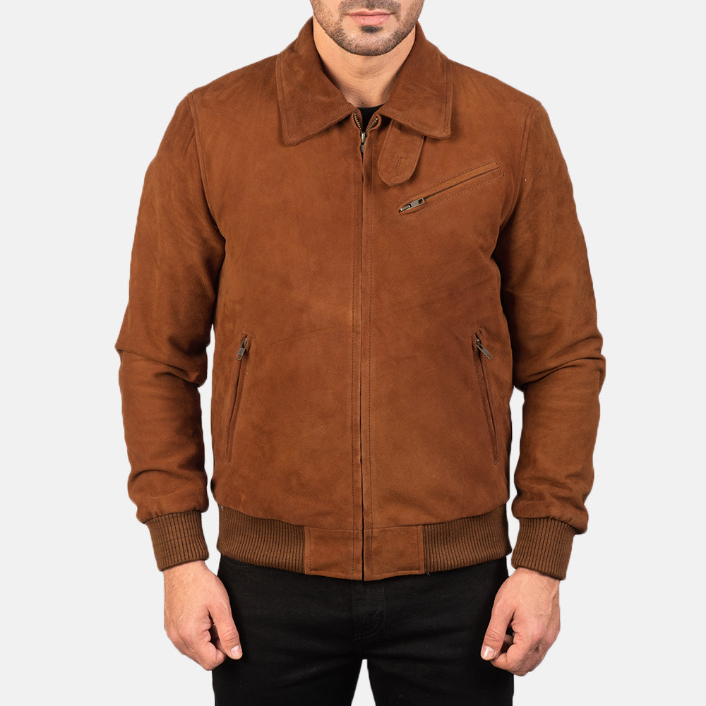 Men's Suede Leather Jacket