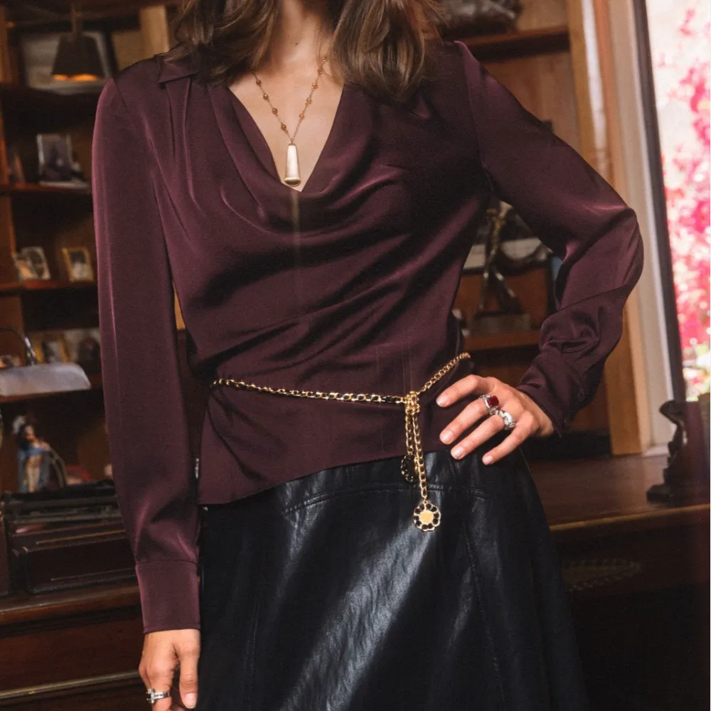 Cowl Neck Blouse
