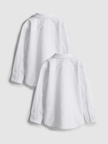 3-7yrs | 2pk Unisex Cotton Blend Long Sleeve School Shirts detail 3