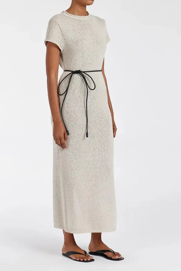 KNIT MIDI DRESS