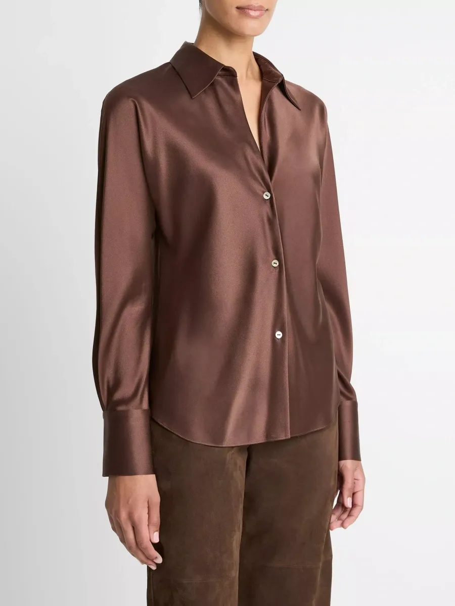 Minimalist Silk Shirt