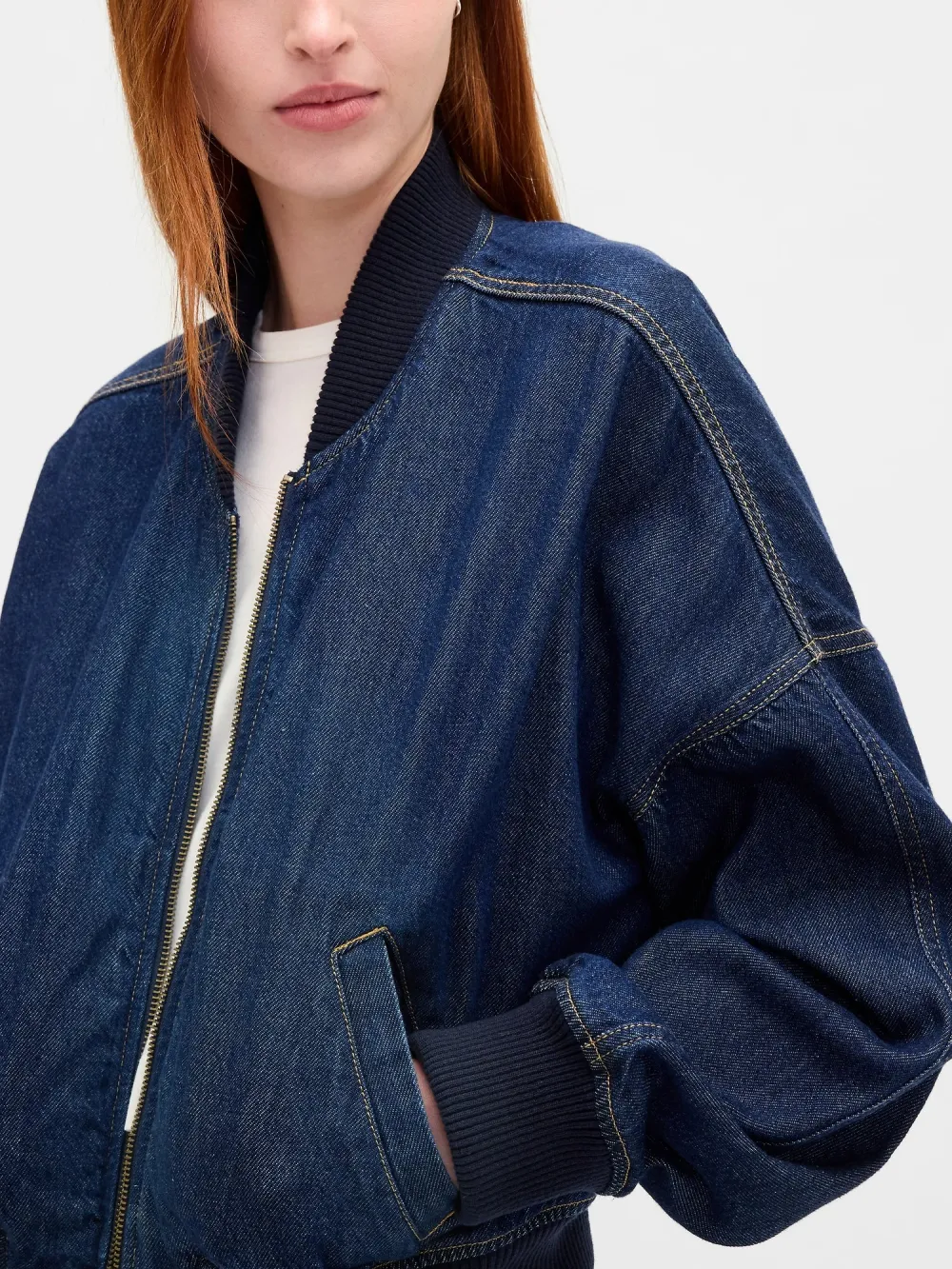 Ribbed Solid Color Jacket