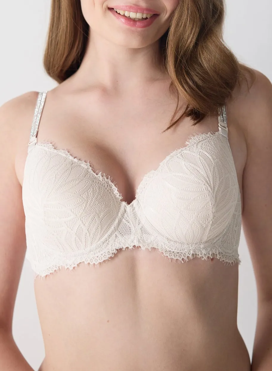 Elegant Lace Padded Bra