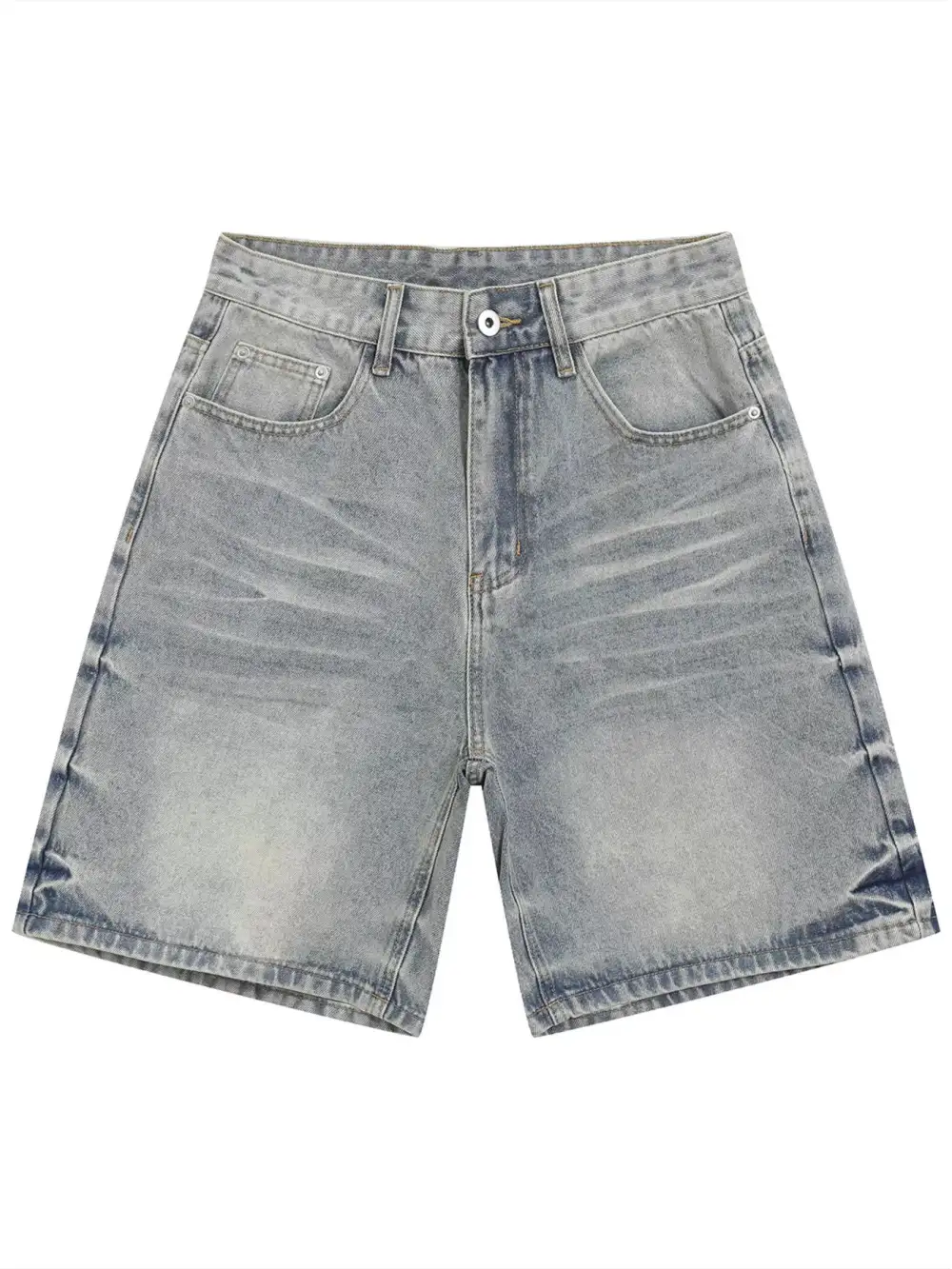 Men's Wash Relaxed Fit Denim Shorts