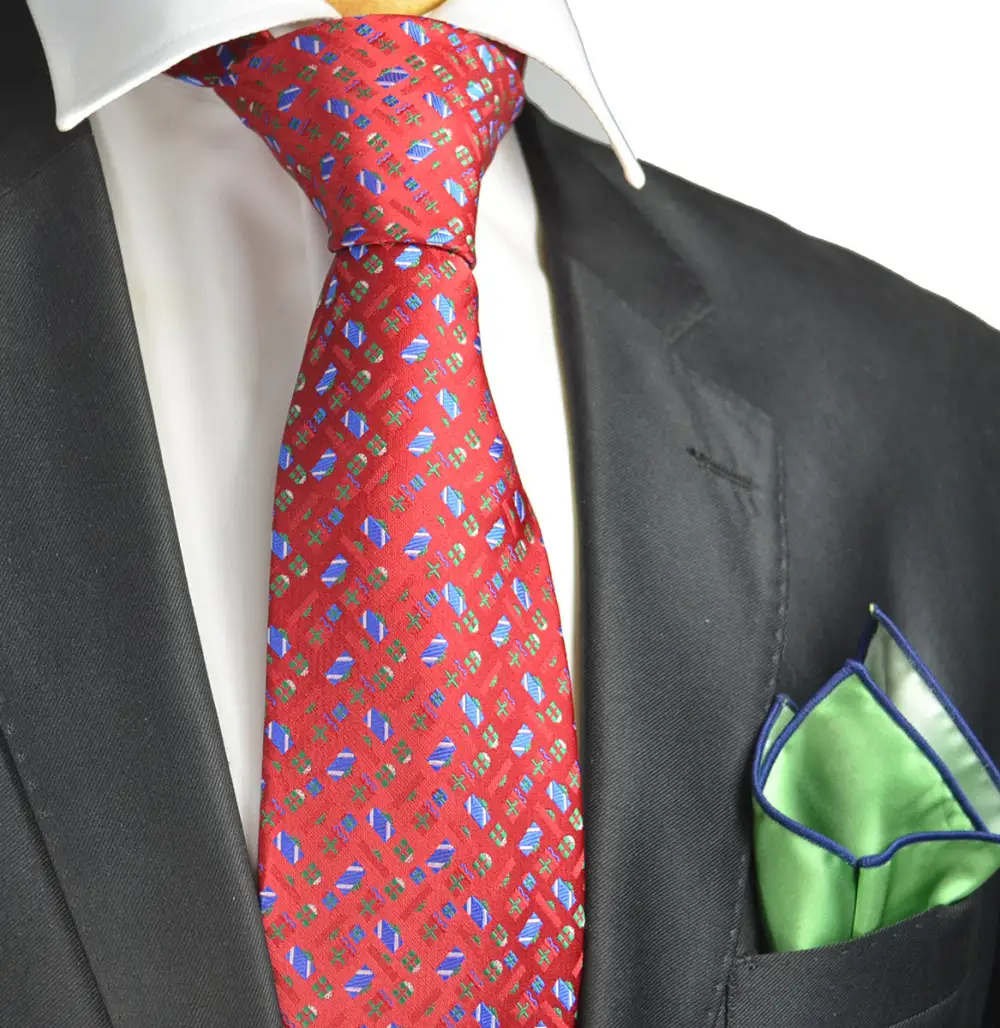 Classic Men's Necktie Accessory Set