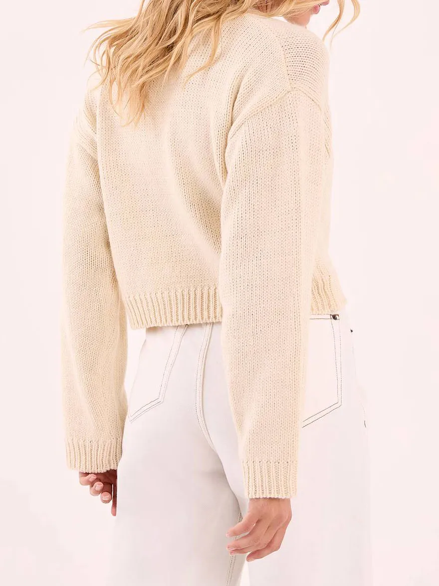 Women's Fun Animal-Patterned Knit Sweater