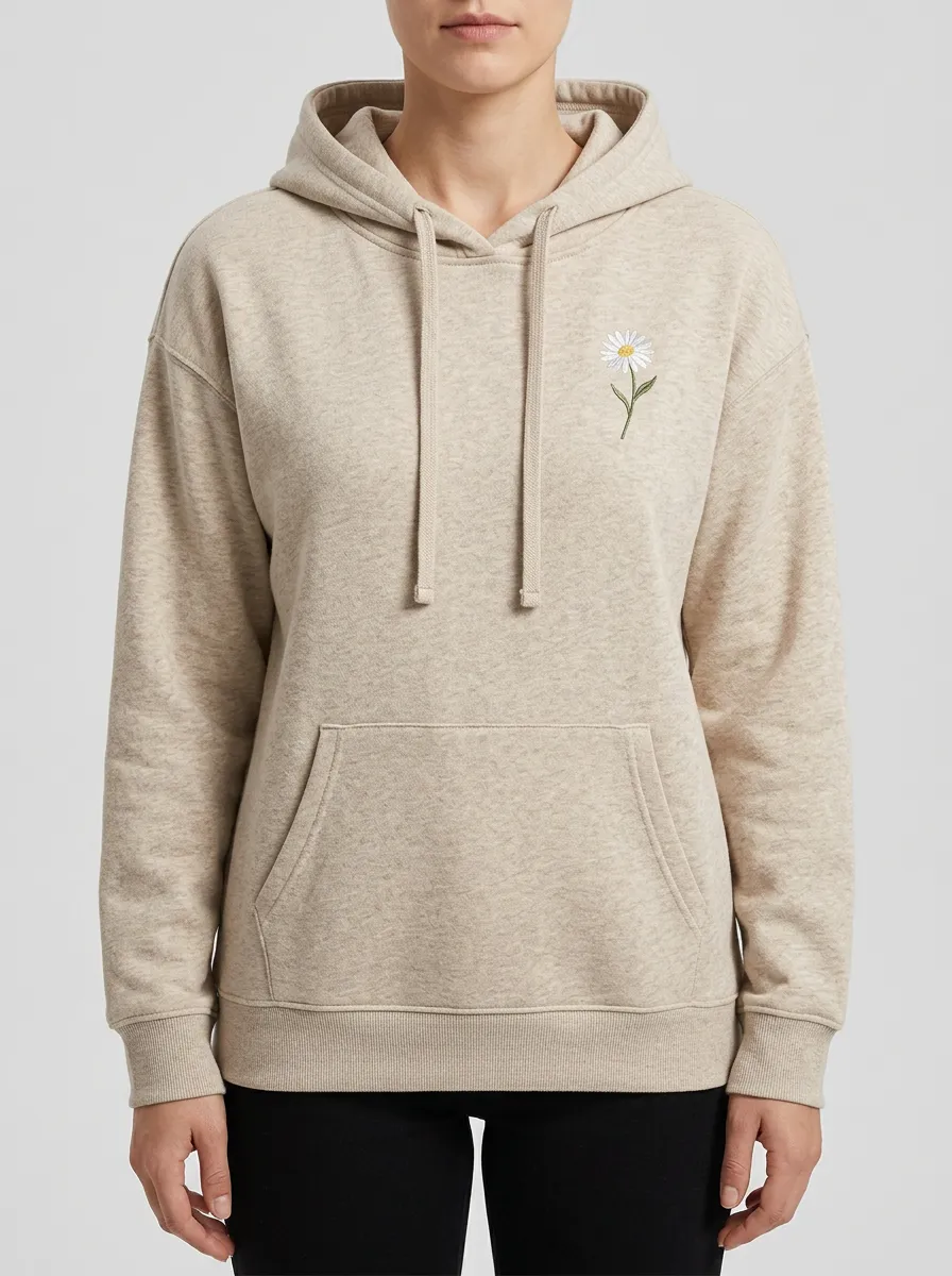 Women's Hooded Embroidered Sweatshirt