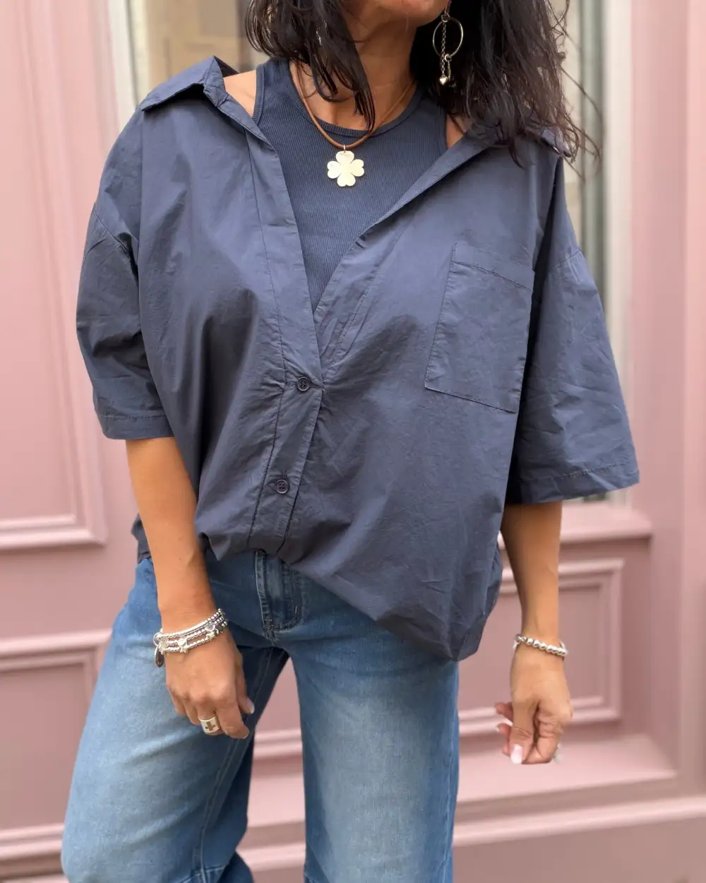 Classic Relaxed Classic Everyday Blouse