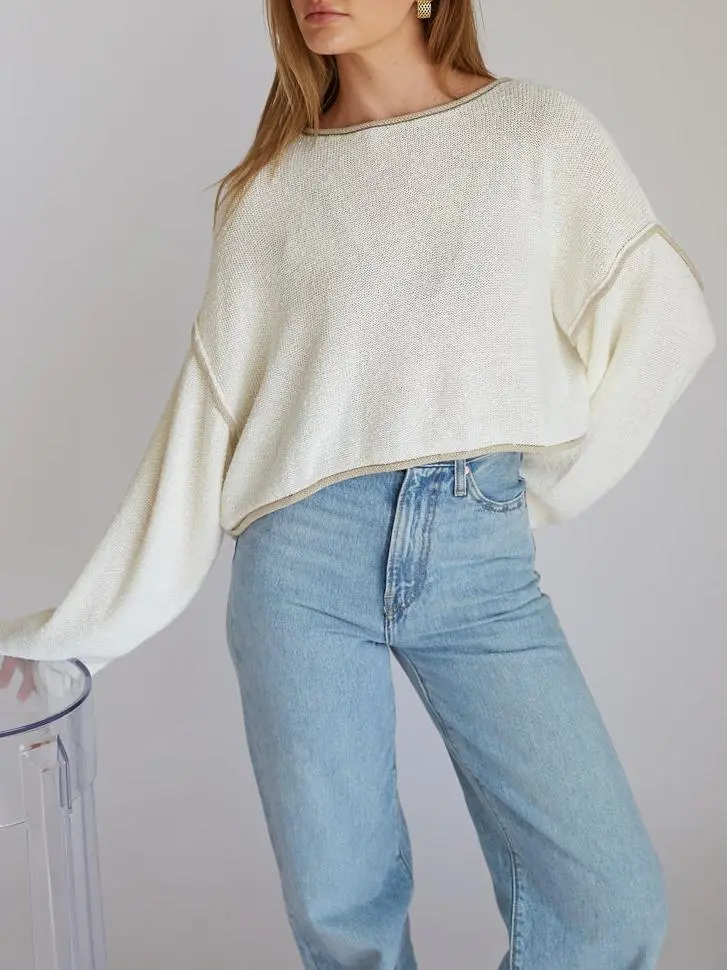 Commuting Style Knit Sweater
