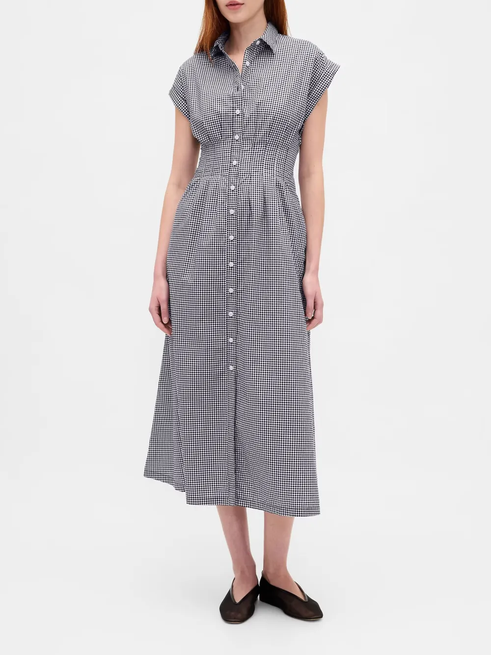 Collar Plaid Dress