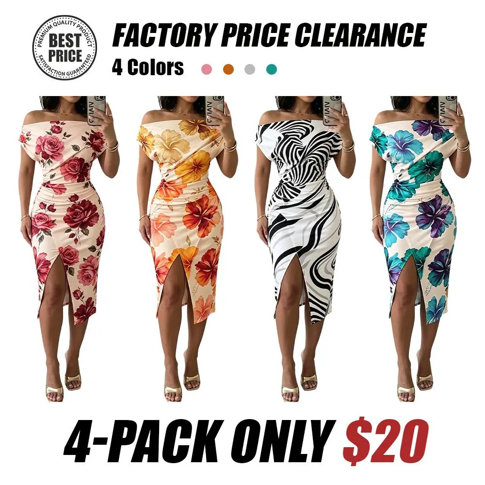 Women's Asymmetric-Neck Ruched Bodycon Dress