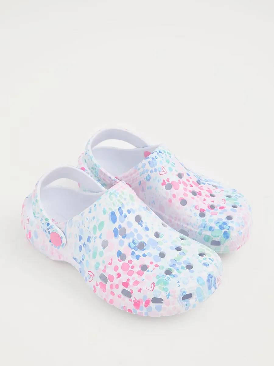Paint Splatter Clogs