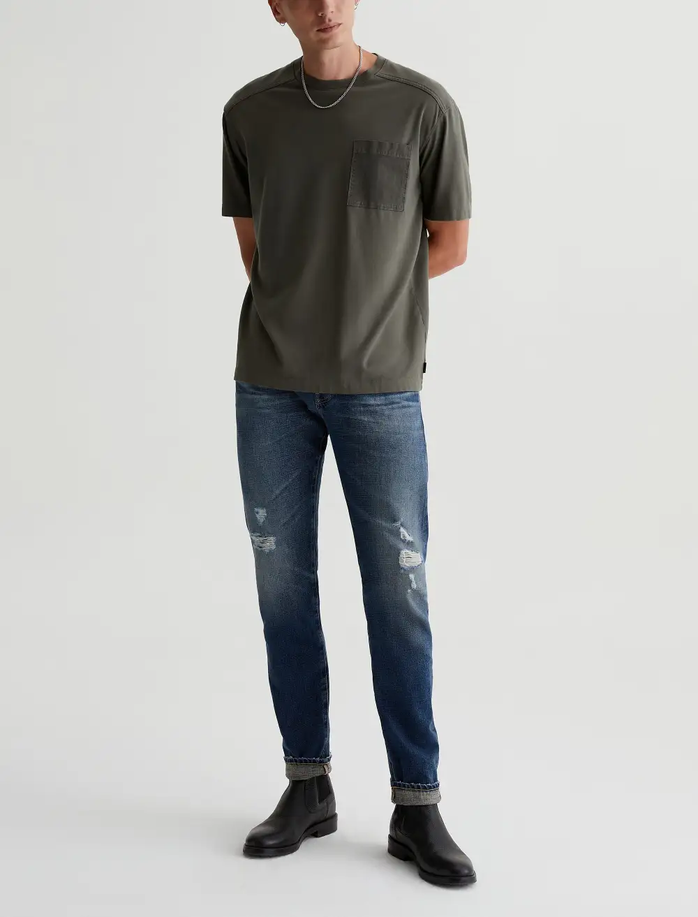 Men's Tailored Slim Mid Rise Stretch Jeans