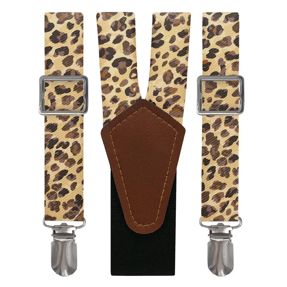Cheetah Theme Suspenders