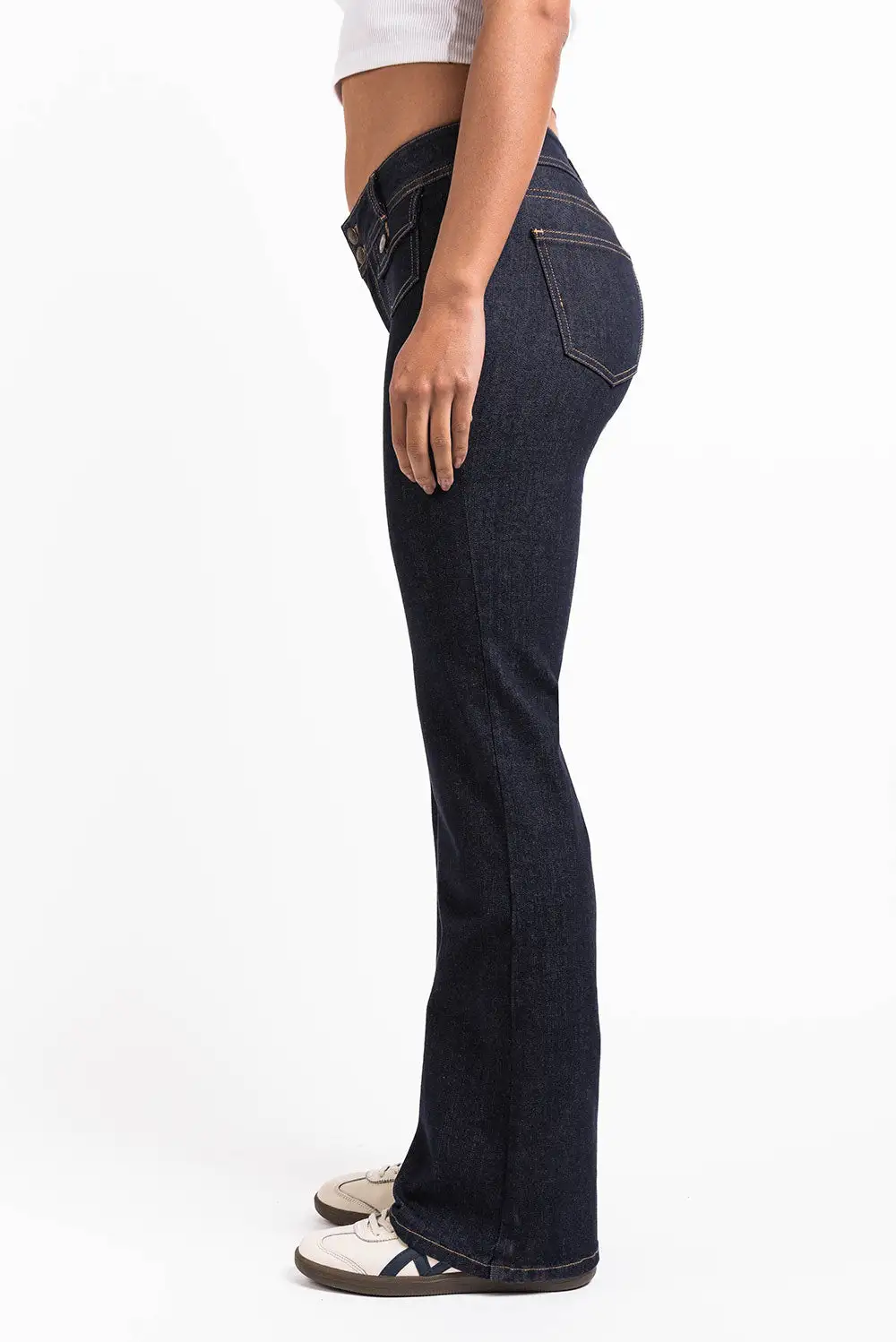 Distinctive Low Rise Bootcut Jeans