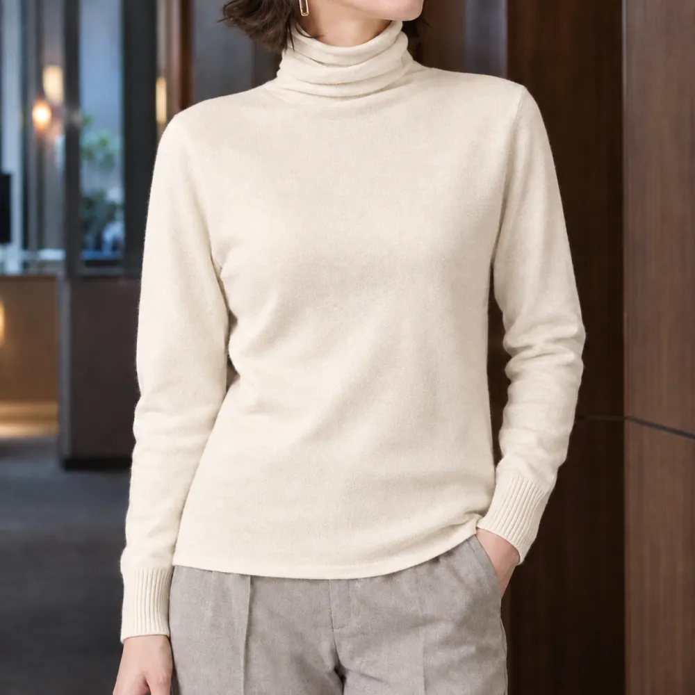 Turtleneck Polished Sweater