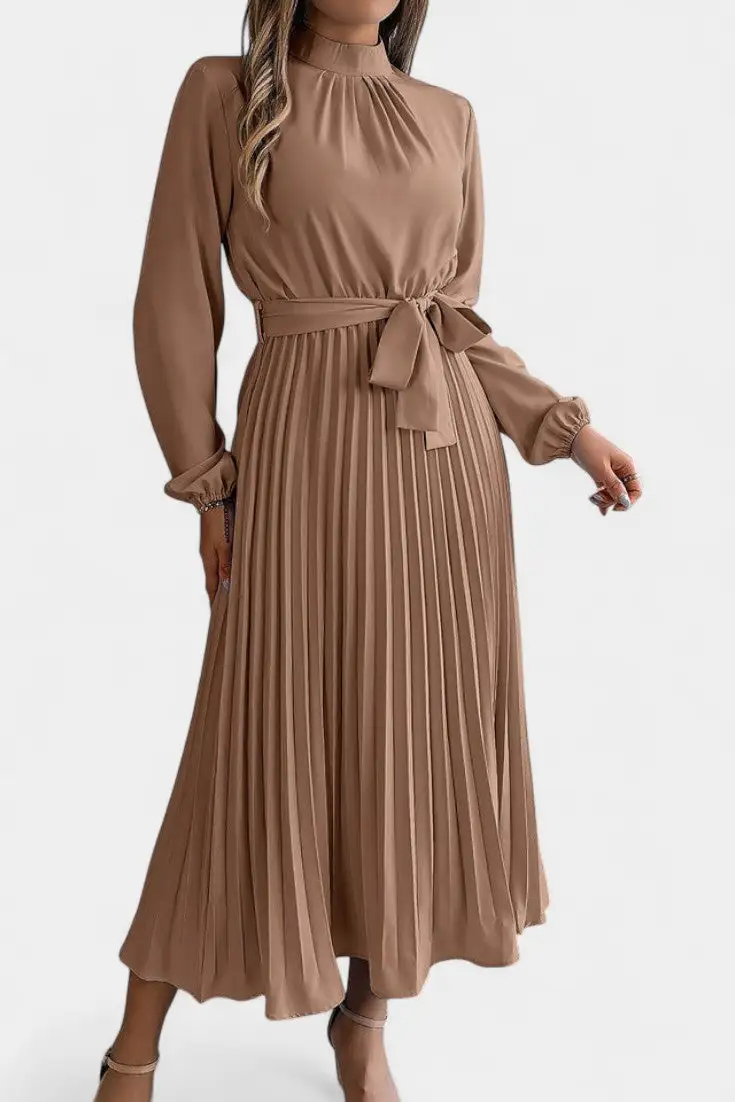 Pleated Casual Dress