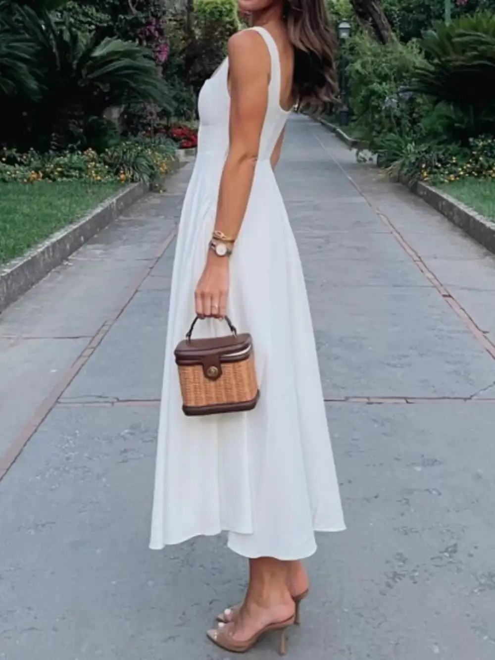 Soft Touch Square Neck Dress
