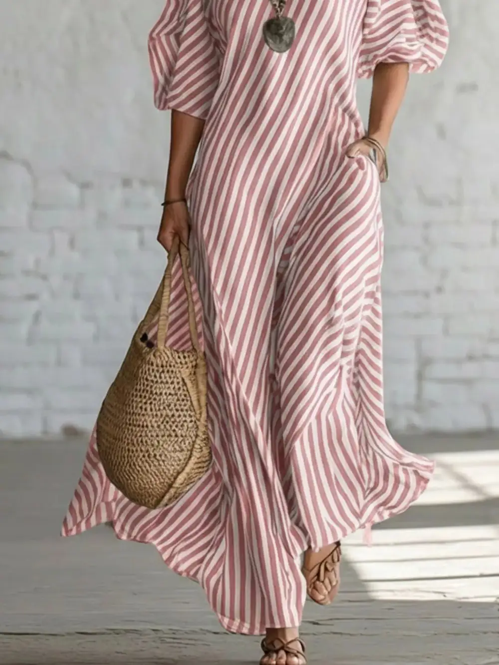 Striped Maxi Dress
