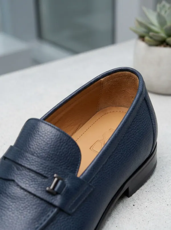 Men's Classic Pebble-Grain Loafers