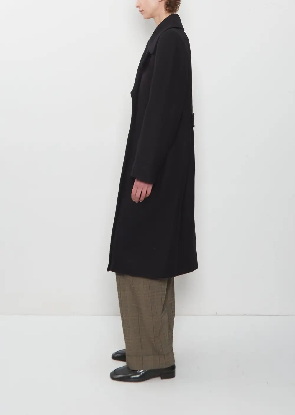 Women's Oversized Notch Lapel Double Breasted Coat