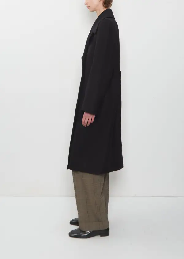 Women's Oversized Notch Lapel Double Breasted Coat