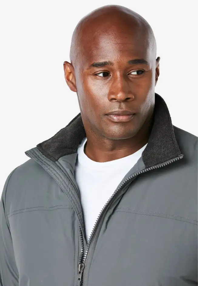 Fleece-Lined Bomber Jacket