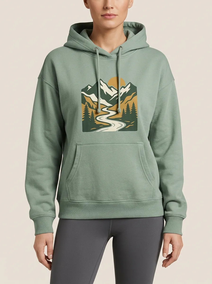 Women's Hooded Graphic Sweatshirt