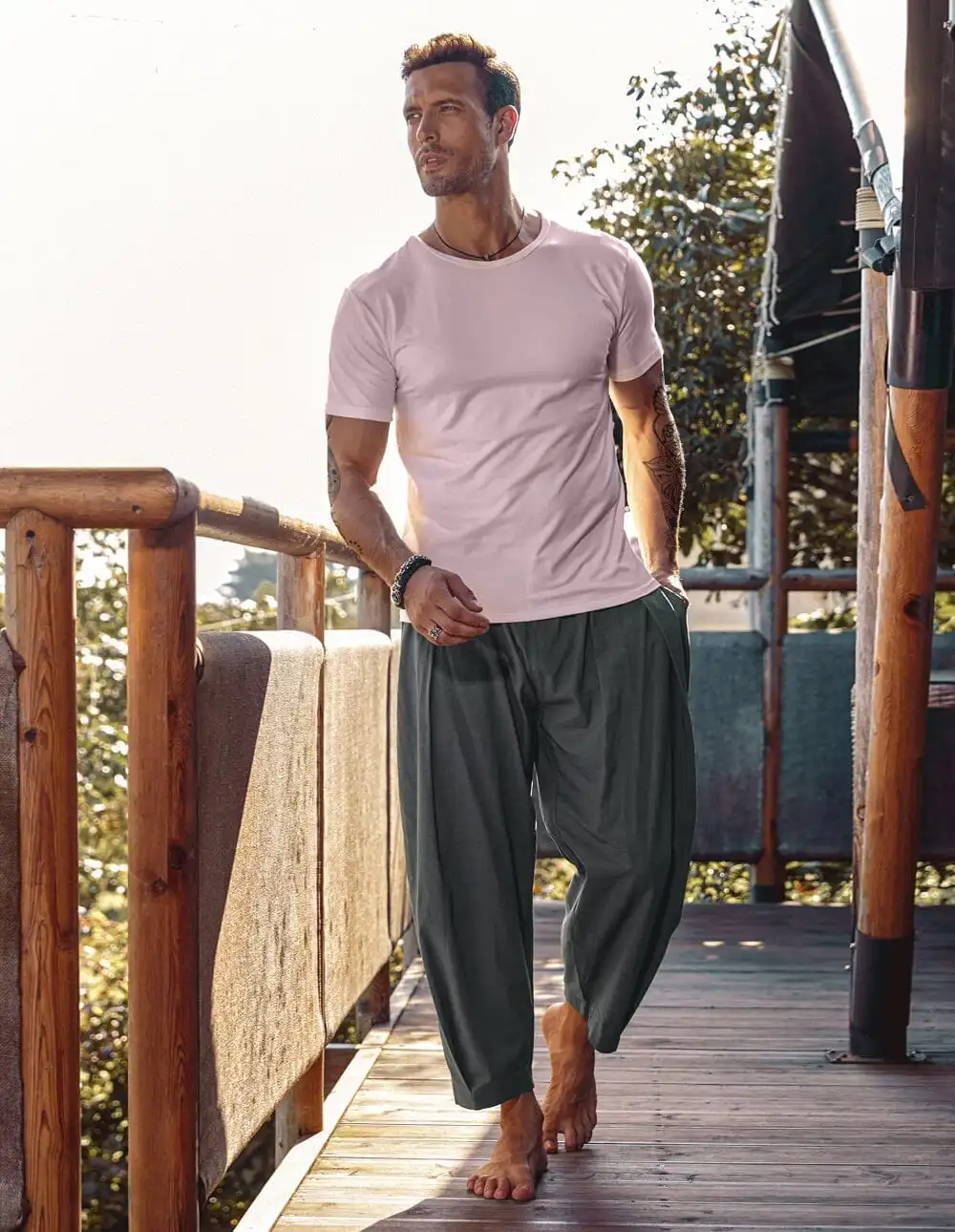 Loose Pocket Lounge Pants