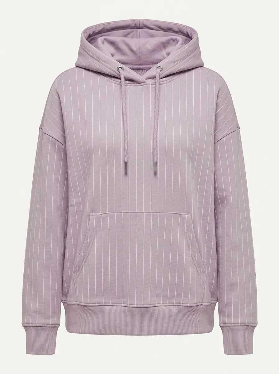 Women's Pinstripe Graphic Hoodie