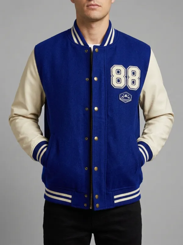 Men's Mountain 88 Graphic Wool Baseball Jacket