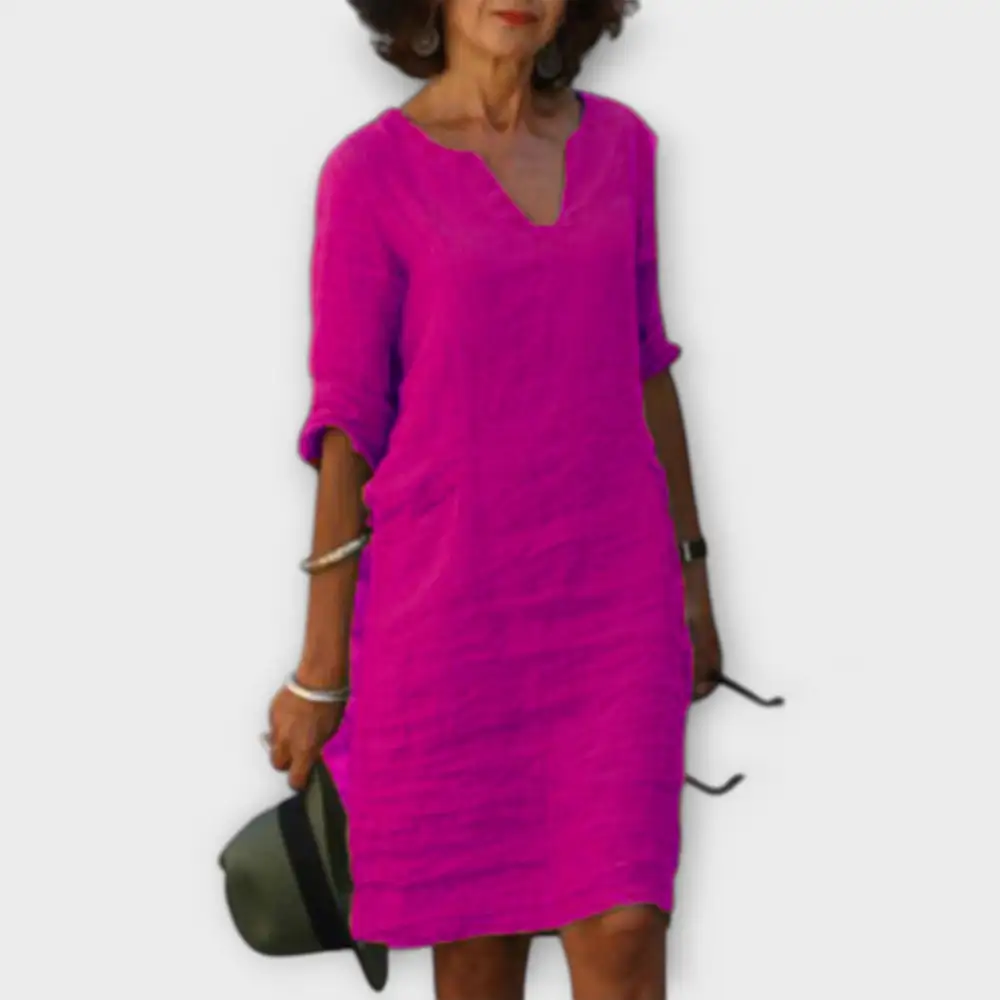 V-Neck Everyday Casual Dress