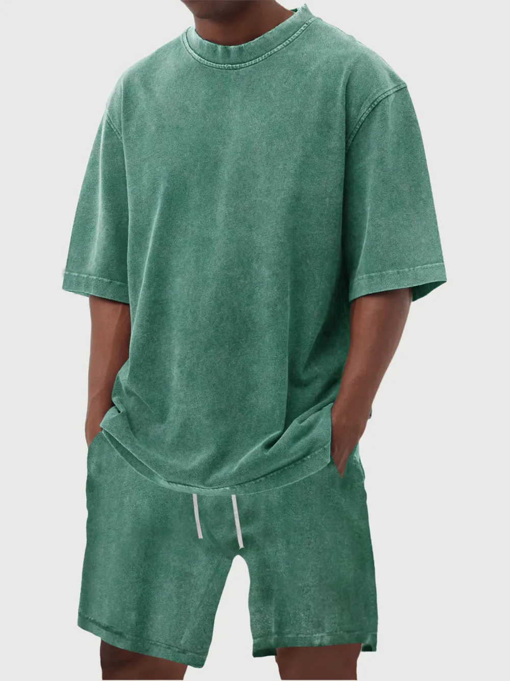 Everyday Structured Garment Washed Set