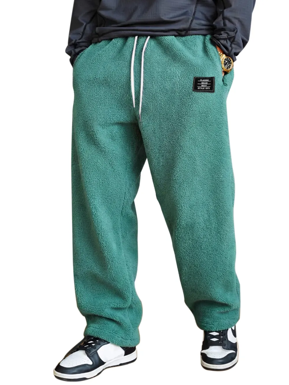 Straight Leg Relaxed Trousers