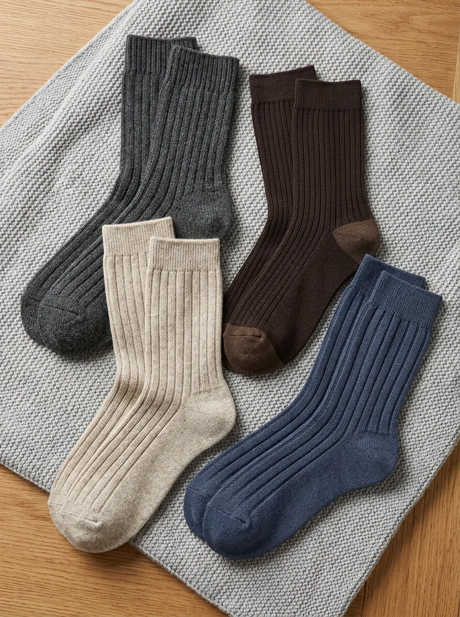 Athletic Men's Four Pack Crew Socks Set
